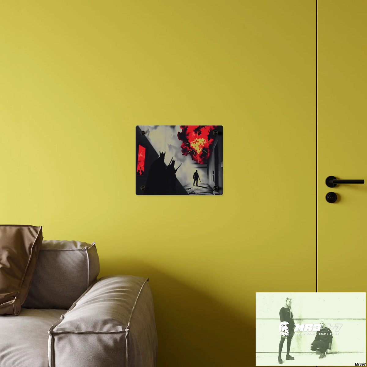 Hell Shadows no 2 2628 days Death Flat Covert Failures Ltd Edition no 22 Acrylic Wall Art Panels Home Decor