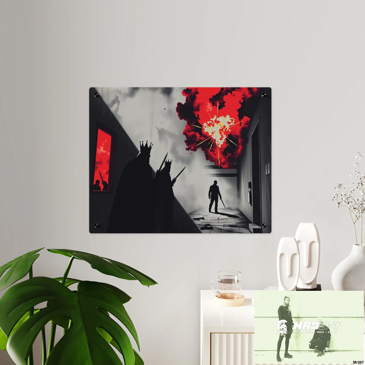 Hell Shadows no 2 2628 days Death Flat Covert Failures Ltd Edition no 22 Acrylic Wall Art Panels Home Decor