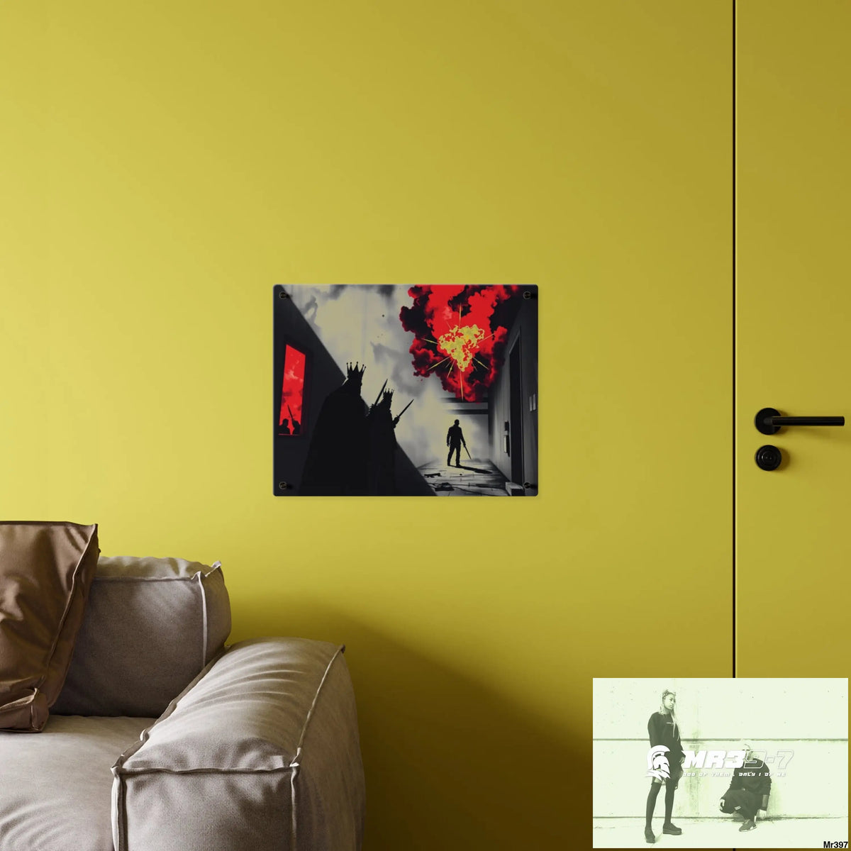Hell Shadows no 2 2628 days Death Flat Covert Failures Ltd Edition no 22 Acrylic Wall Art Panels Home Decor
