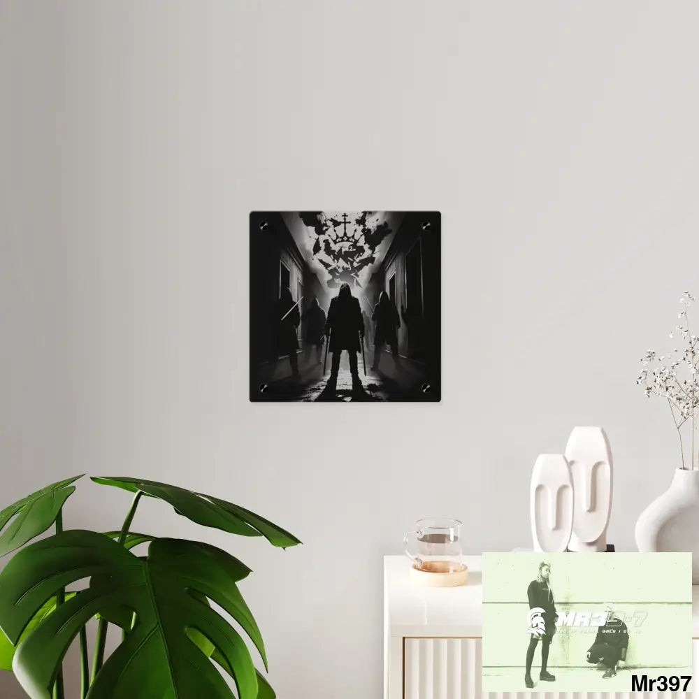 Hell Shadows no 3 2628 days Death Flat Covert Failures Ltd Edition no 22 Acrylic Wall Art Panels Home Decor