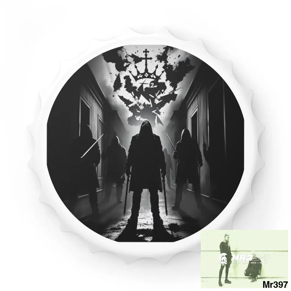 HELL SHADOWS No 3 DEATH FLAT 2628 DAYS COVERT FAILURES LTD EDITION NO 22 Magnetic Bottle Opener One size / White