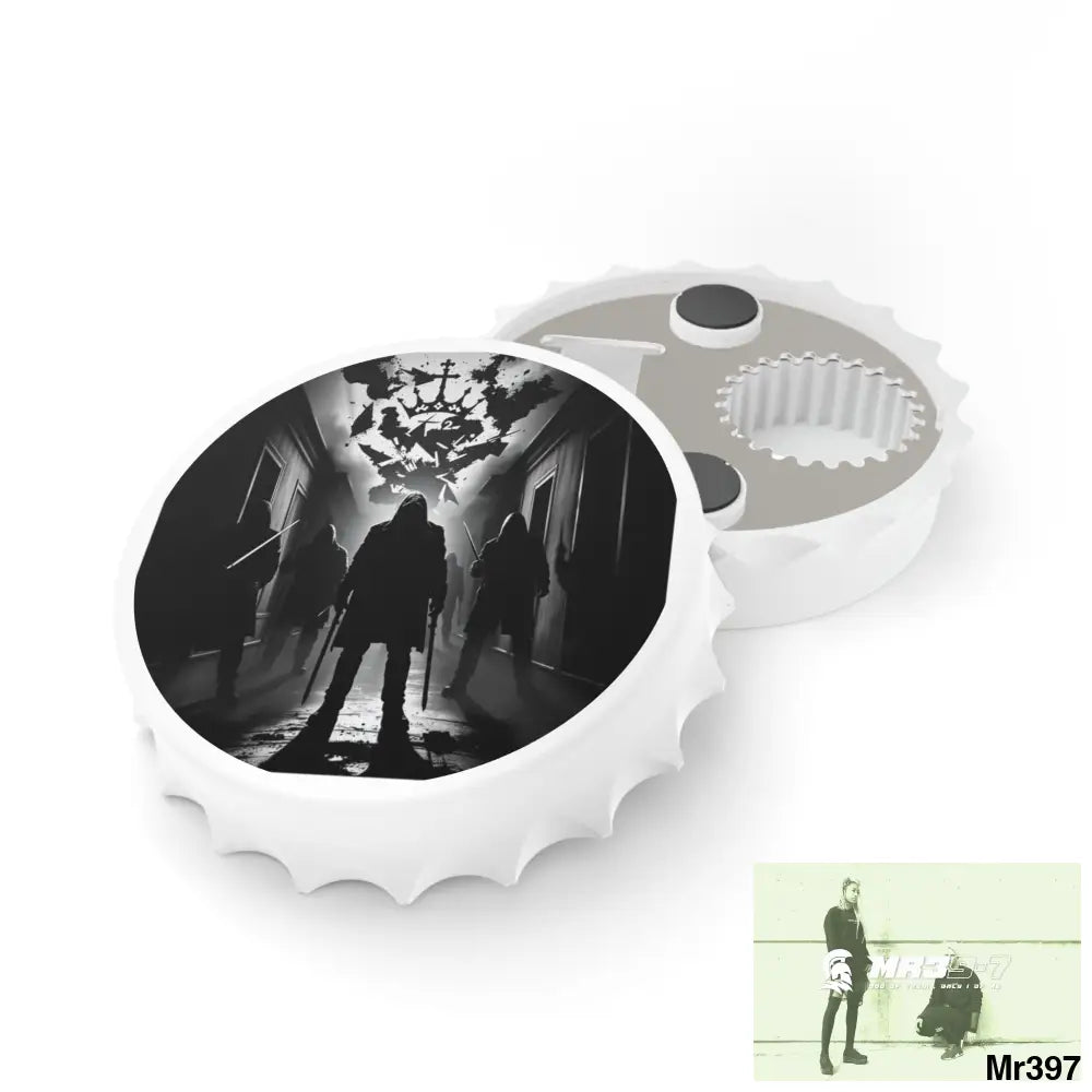 HELL SHADOWS No 3 DEATH FLAT 2628 DAYS COVERT FAILURES LTD EDITION NO 22 Magnetic Bottle Opener One size / White