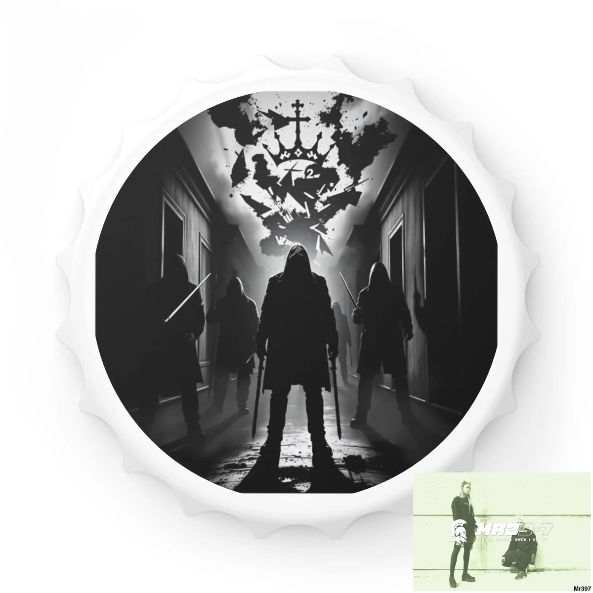 HELL SHADOWS No 3 DEATH FLAT 2628 DAYS COVERT FAILURES LTD EDITION NO 22 Magnetic Bottle Opener One size / White