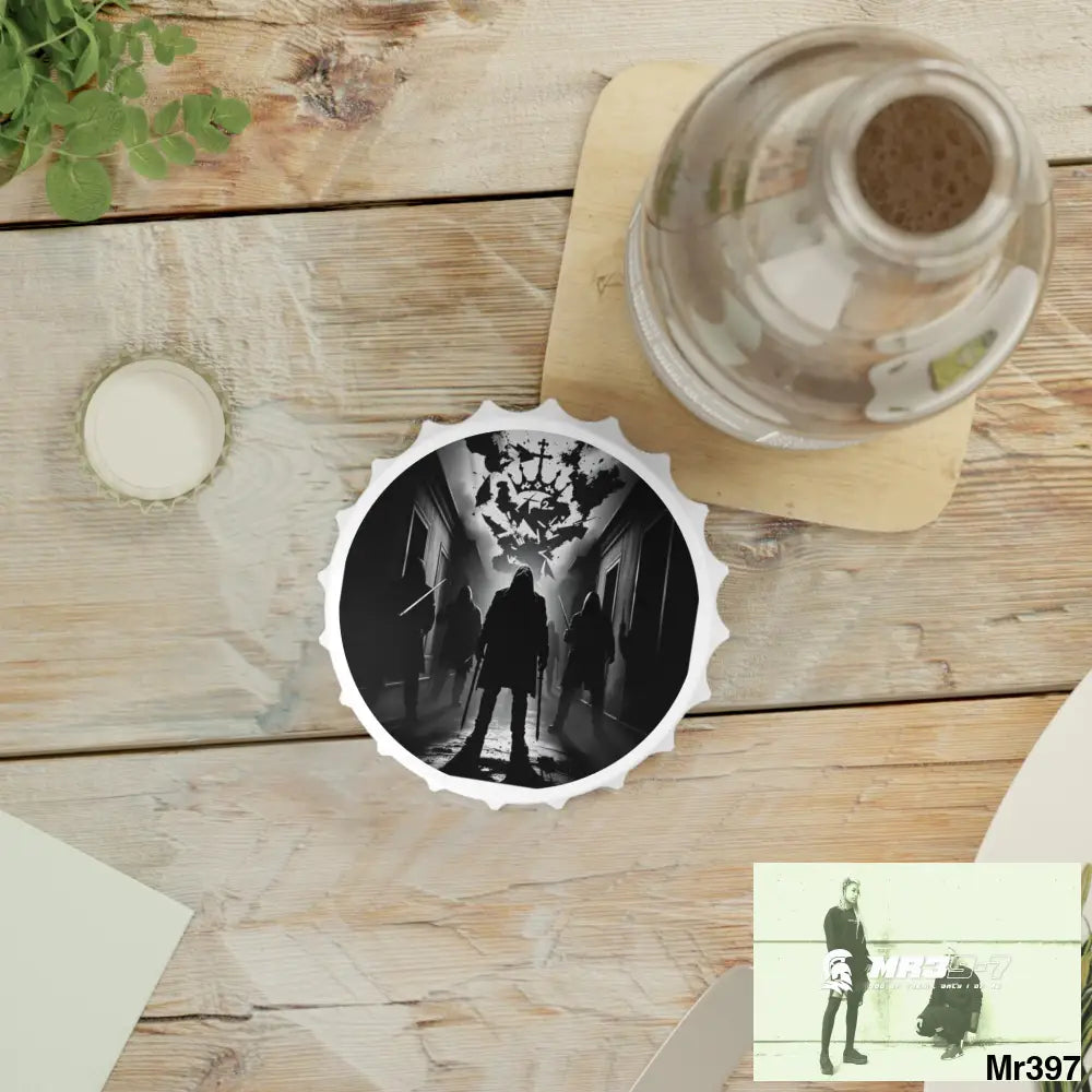 HELL SHADOWS No 3 DEATH FLAT 2628 DAYS COVERT FAILURES LTD EDITION NO 22 Magnetic Bottle Opener One size / White