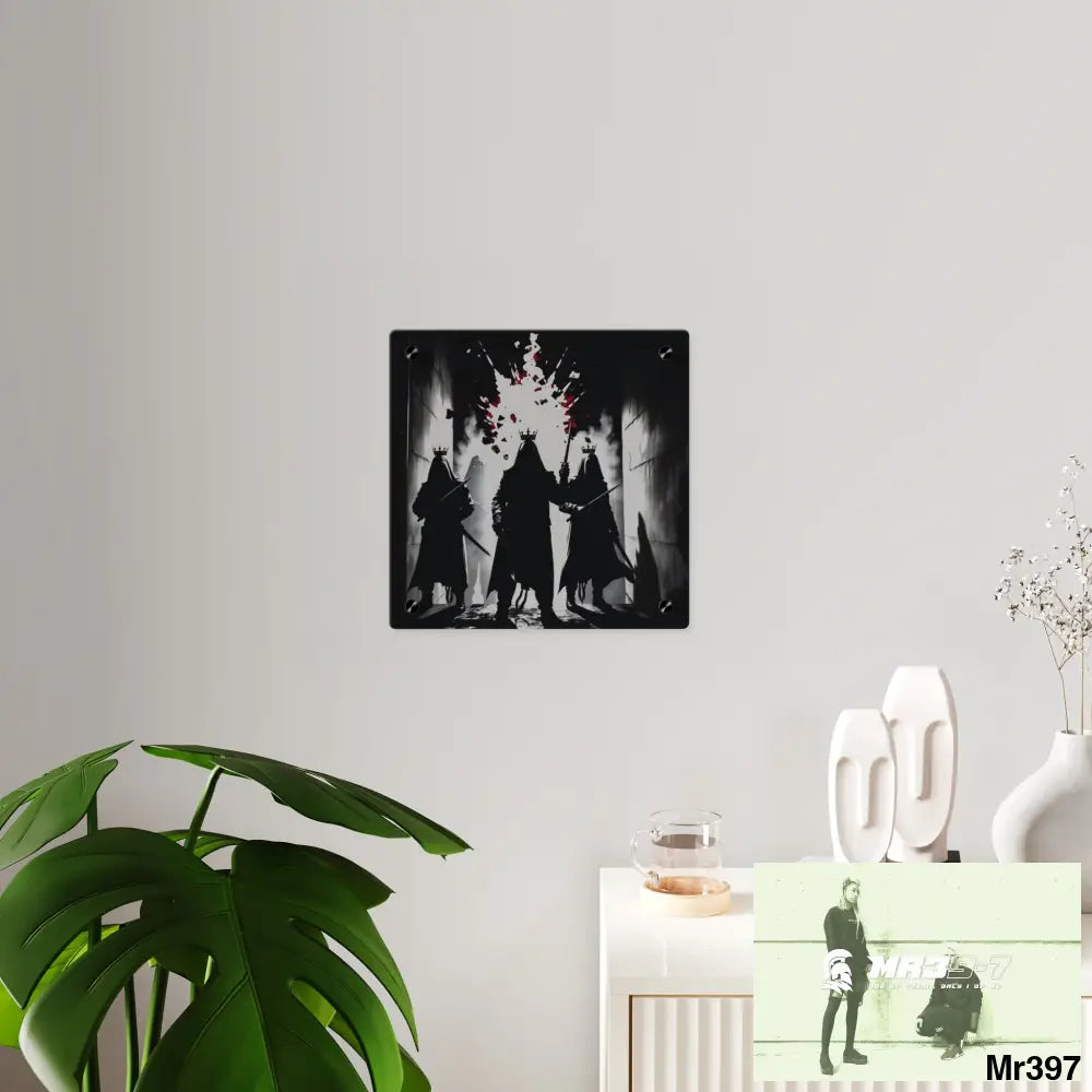 Hell Shadows no 4 2628 days Death Flat Covert Failures Ltd Edition no 22 Acrylic Wall Art Panels Home Decor