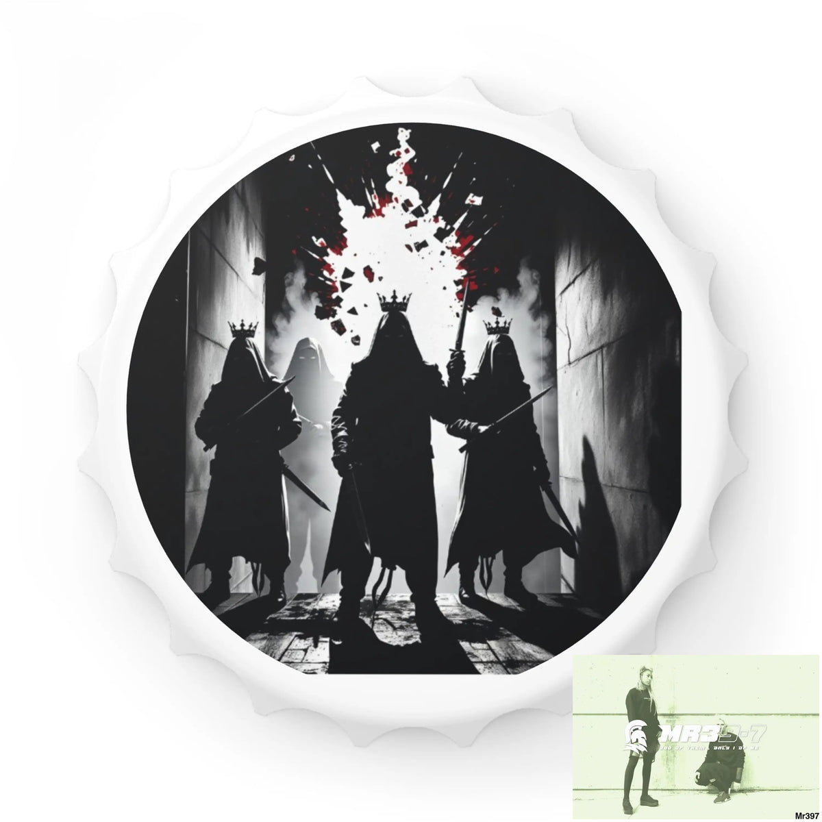 HELL SHADOWS No 4 DEATH FLAT 2628 DAYS COVERT FAILURES LTD EDITION NO 22 Magnetic Bottle Opener One size / White