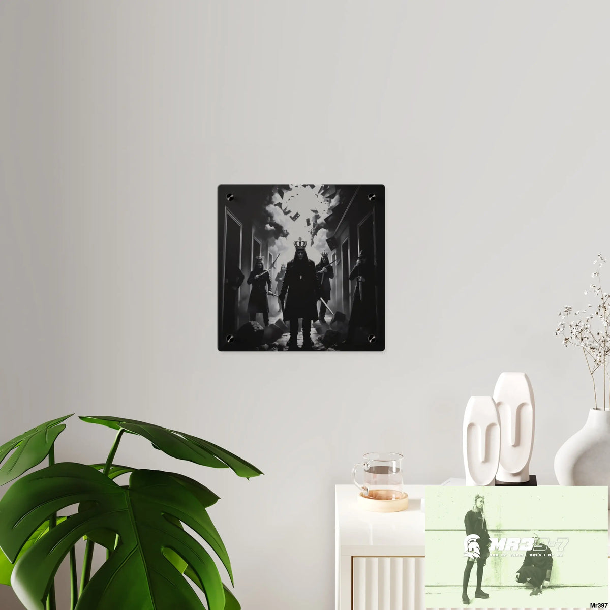 Hell Shadows no 5 2628 days Death Flat Covert Failures Ltd Edition no 22 Acrylic Wall Art Panels Home Decor