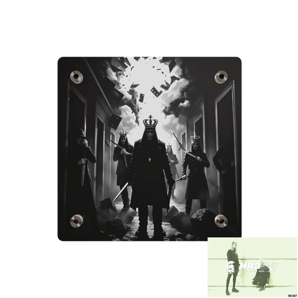 Hell Shadows no 5 2628 days Death Flat Covert Failures Ltd Edition no 22 Acrylic Wall Art Panels Home Decor