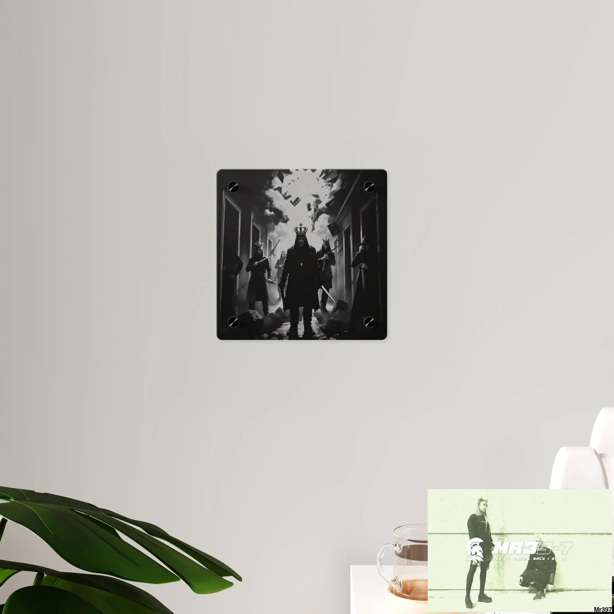 Hell Shadows no 5 2628 days Death Flat Covert Failures Ltd Edition no 22 Acrylic Wall Art Panels Home Decor