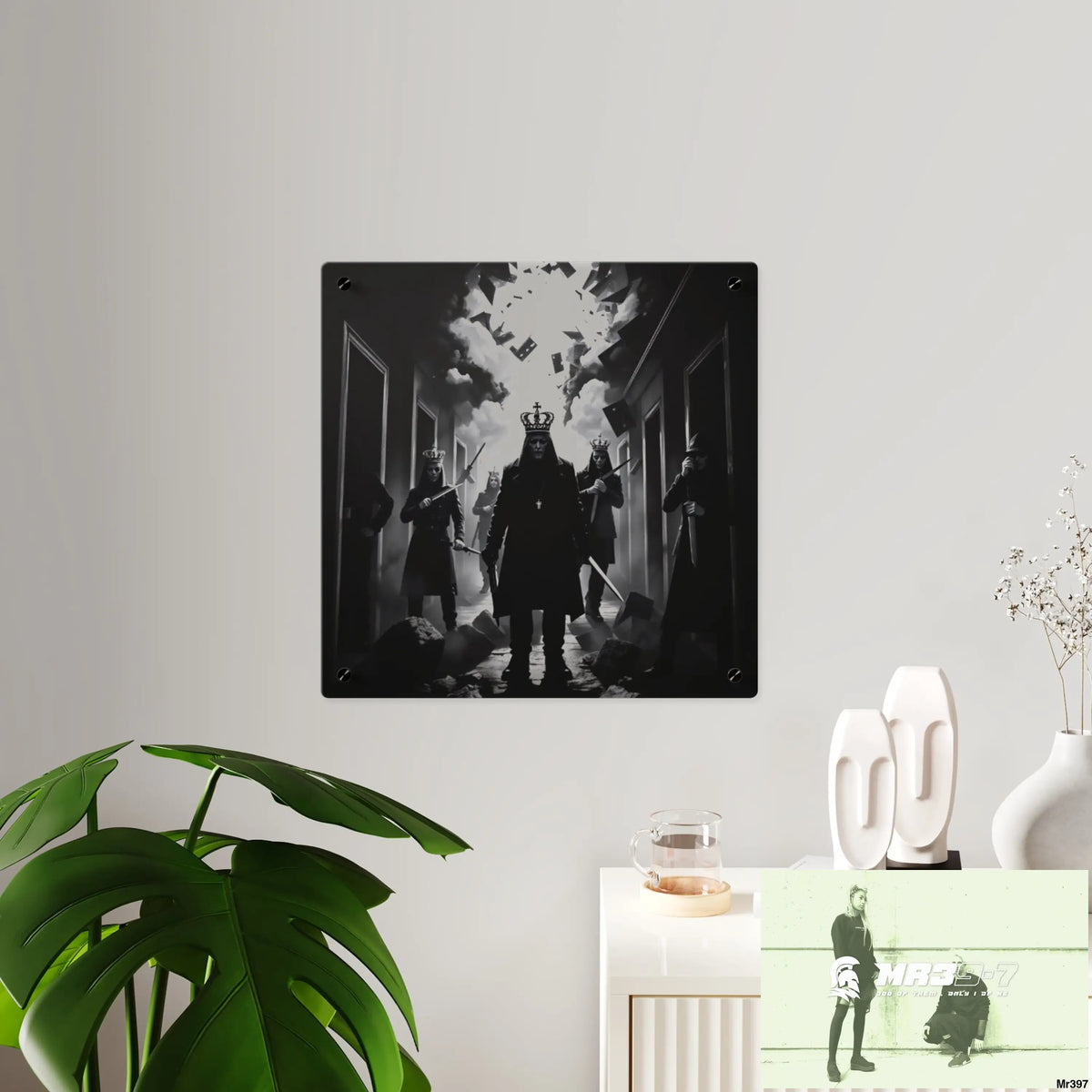 Hell Shadows no 5 2628 days Death Flat Covert Failures Ltd Edition no 22 Acrylic Wall Art Panels Home Decor