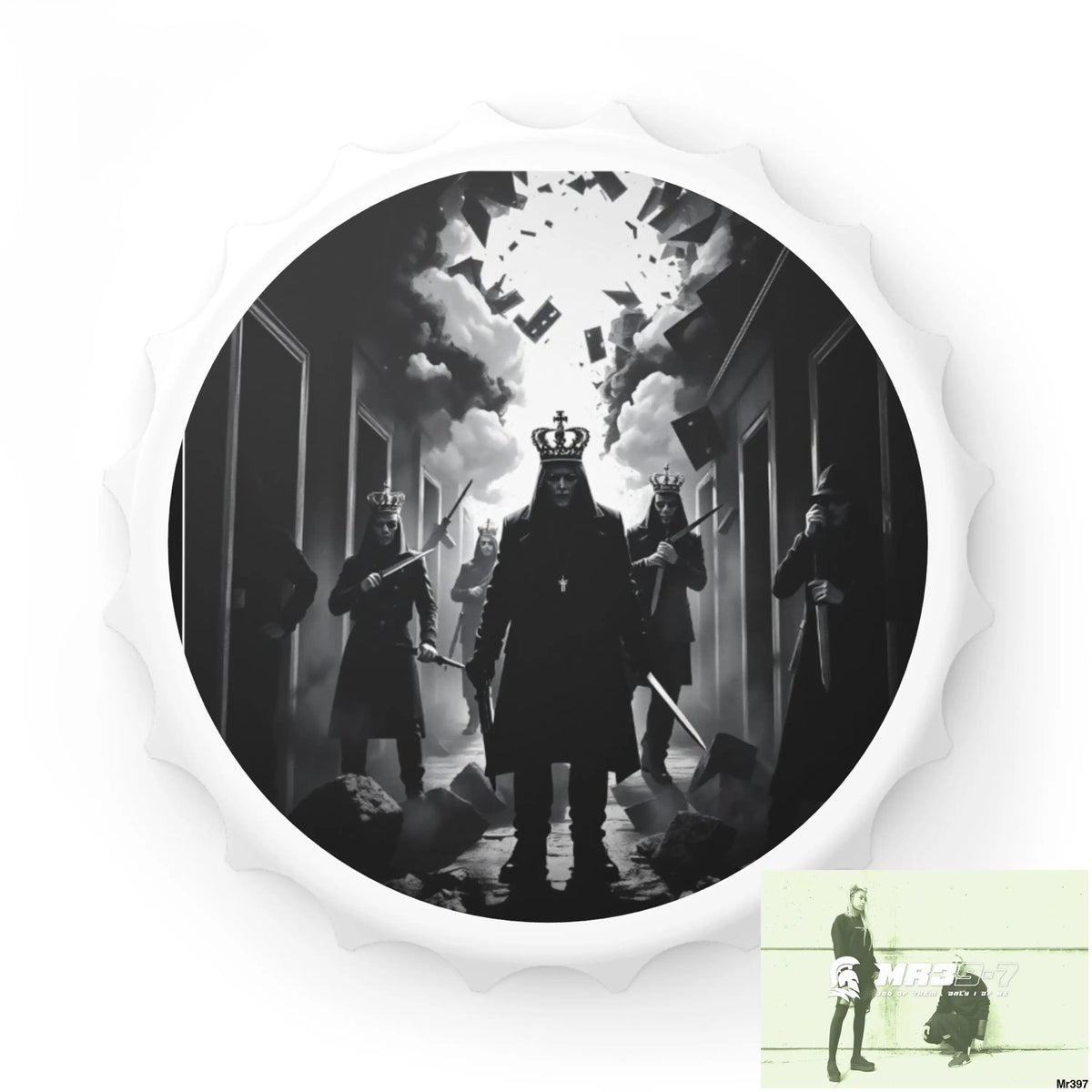 HELL SHADOWS No 6 DEATH FLAT 2628 DAYS COVERT FAILURES LTD EDITION NO 22 Magnetic Bottle Opener One size / White