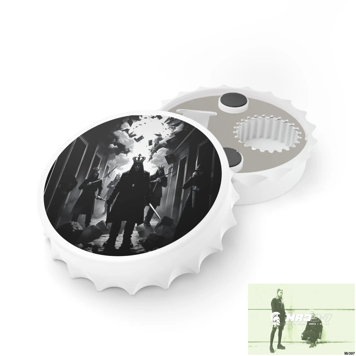 HELL SHADOWS No 6 DEATH FLAT 2628 DAYS COVERT FAILURES LTD EDITION NO 22 Magnetic Bottle Opener One size / White