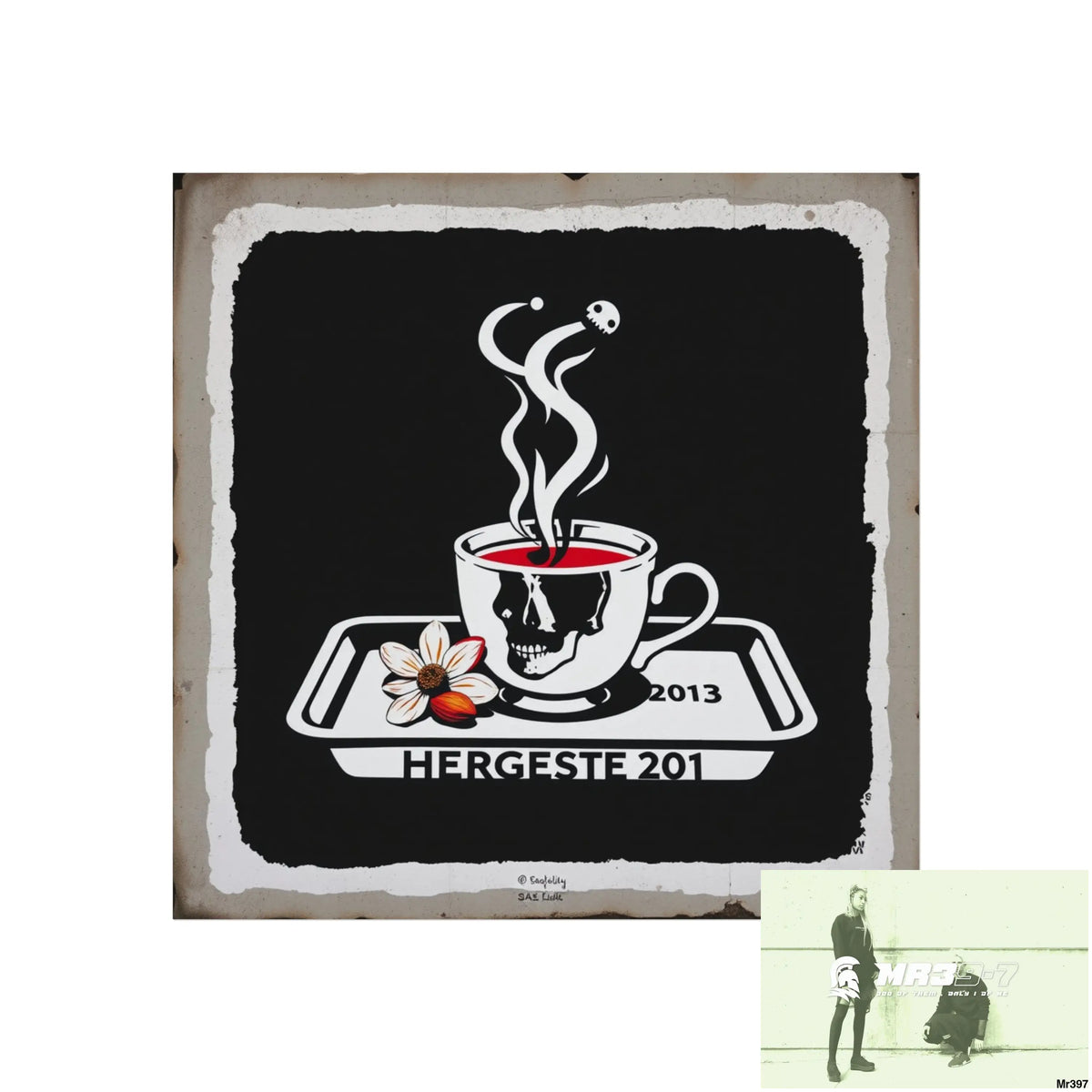 Hergest Cyanide Tea Assassination December 2013 no2 Fine Art Posters 16″ x 16″ / Matte Poster