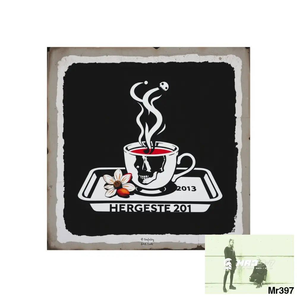 Hergest Cyanide Tea Assassination December 2013 no2 Fine Art Posters 16″ x 16″ / Matte Poster