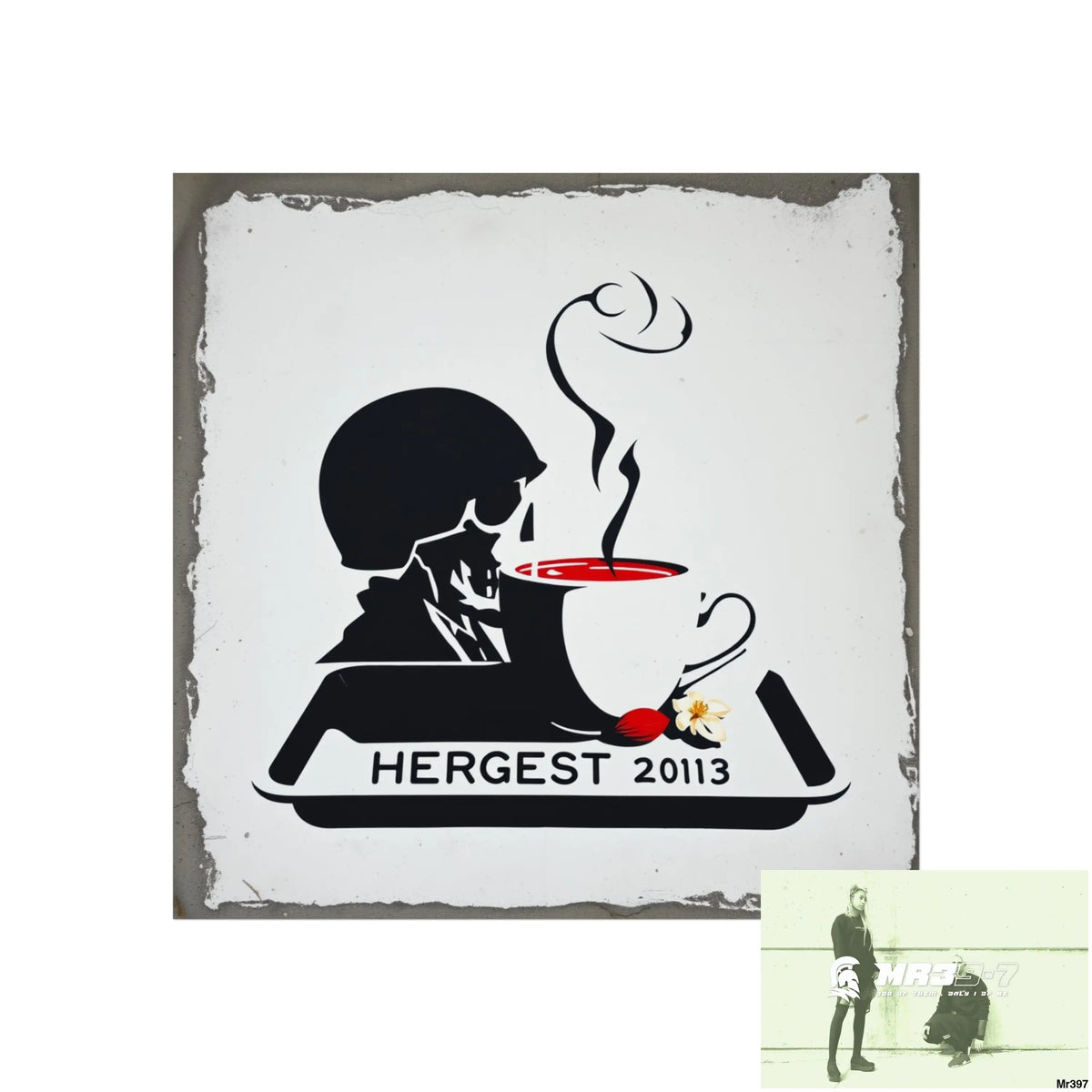 Hergest Cyanide Tea Assassination December 2013 no3 Fine Art Posters 30″ x 30″ / Matte Poster