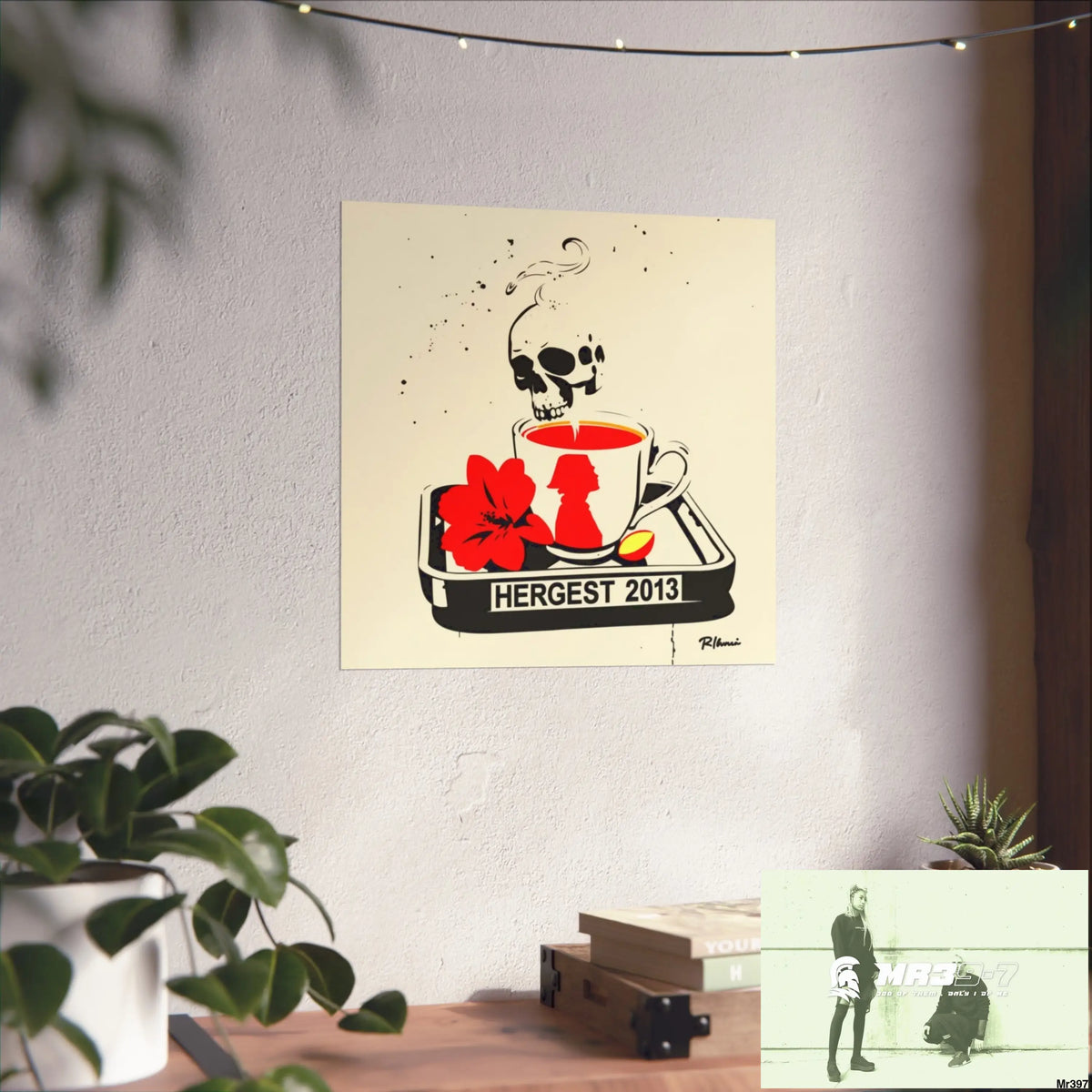 Hergest Cyanide Tea Assassination December 2013 no4 Fine Art Posters Poster