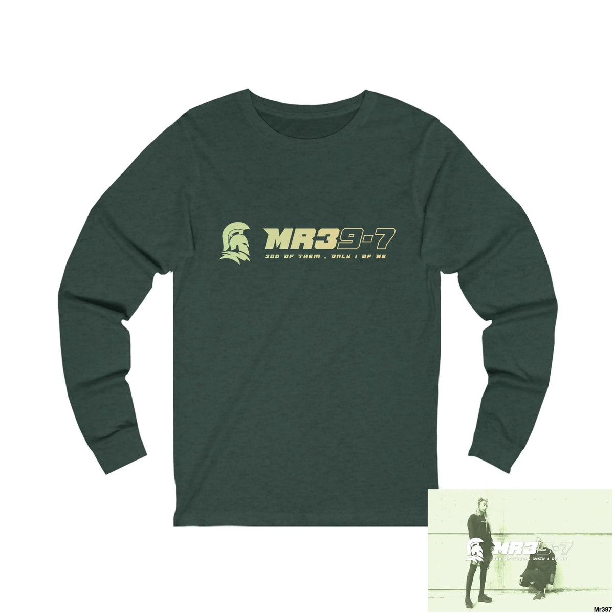 Hergest MH 2013 A1 Who Dares Wins Unisex Jersey Long Sleeve Tee S / Heather Forest Long-sleeve