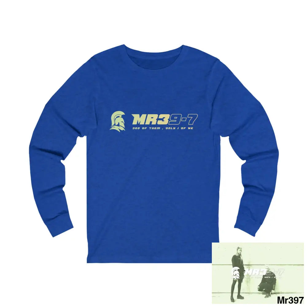 Hergest MH 2013 A1 Who Dares Wins Unisex Jersey Long Sleeve Tee XL / True Royal TriBlend Long-sleeve