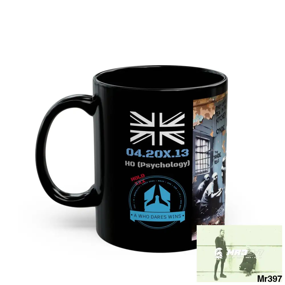 Hergest X3 SAS links MH VAR Cyanide Tea Assassination Fail 11oz Tactical GB / Black Mug 11oz Mug