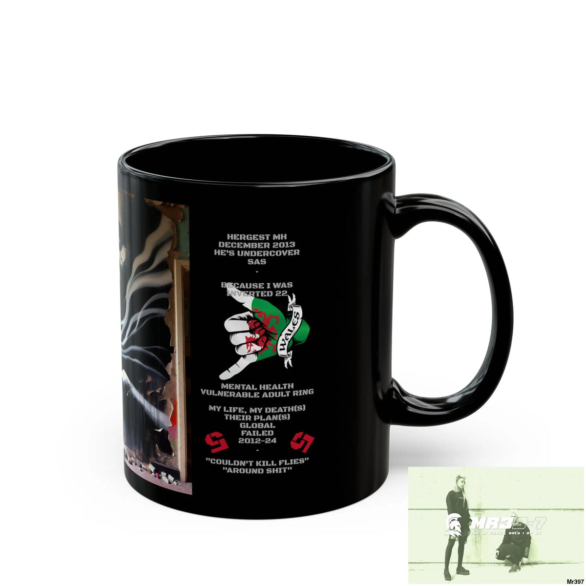 Hergest X3 SAS links MH VAR Cyanide Tea Assassination Fail 11oz Tactical GB / Black Mug 11oz Mug