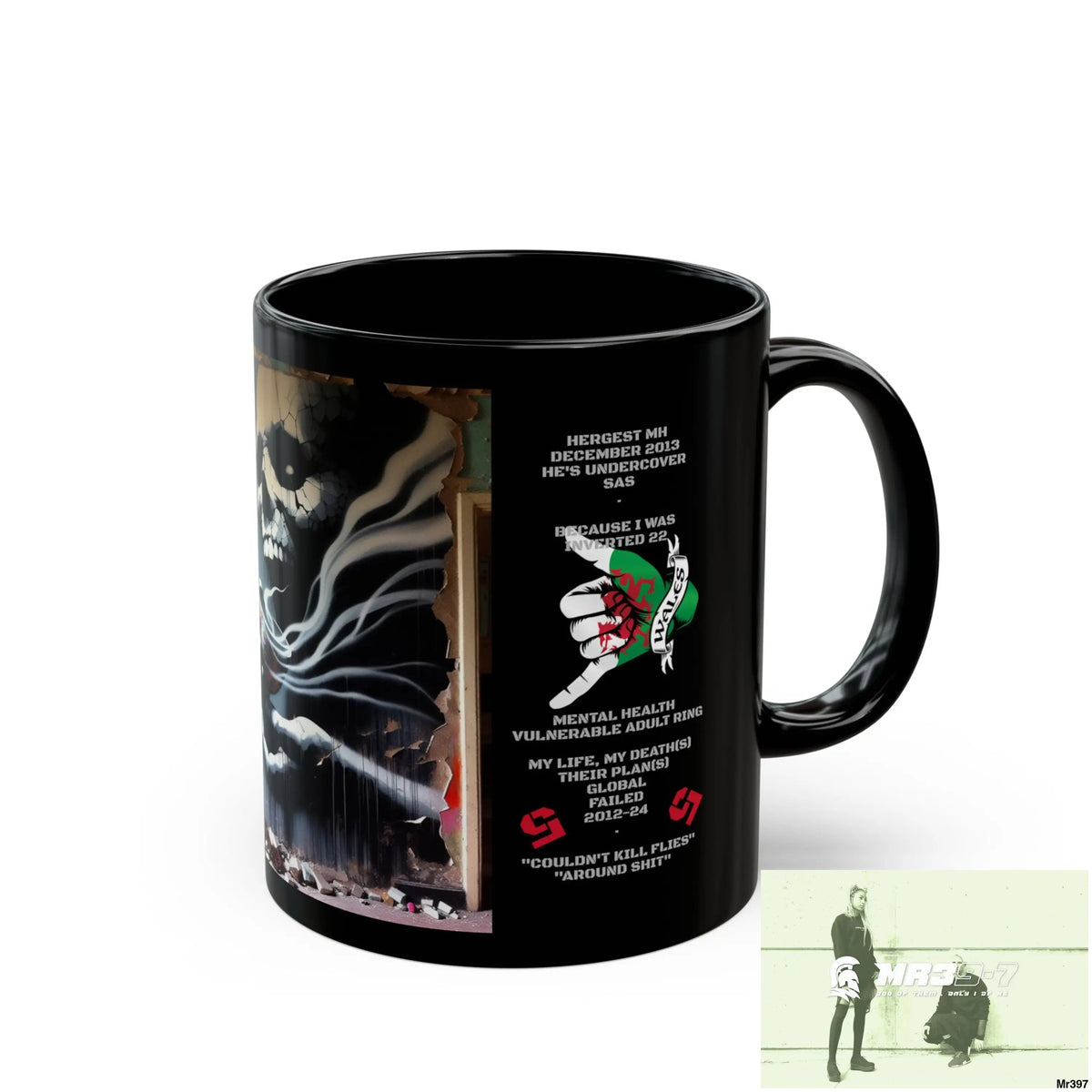 Hergest X3 SAS links MH VAR Cyanide Tea Assassination Fail 11oz Tactical GB / Black Mug 11oz Mug