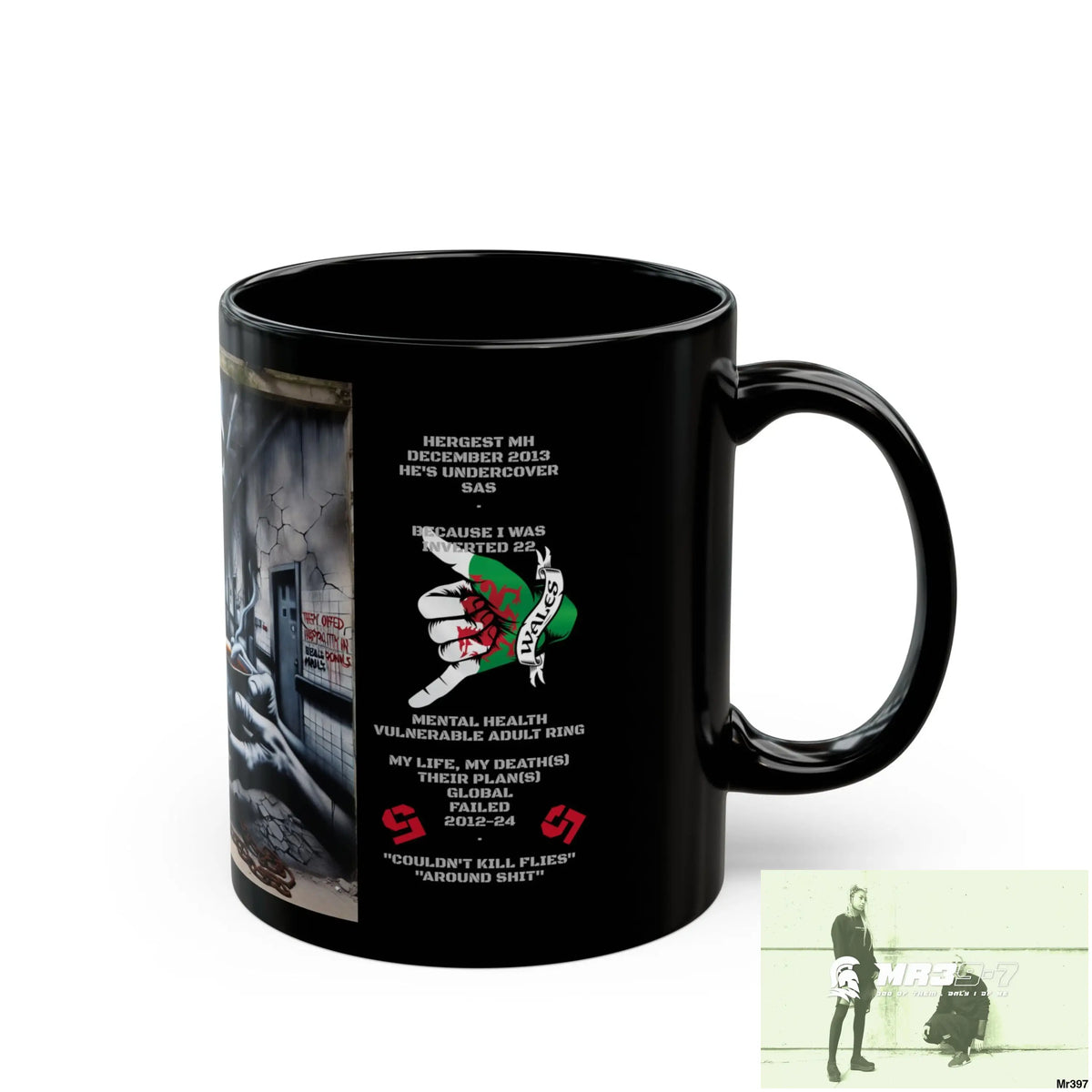 Hergest X3 SAS links MH VAR Cyanide Tea Assassination Fail no 2 11oz Tactical GB / Black Mug 11oz Mug