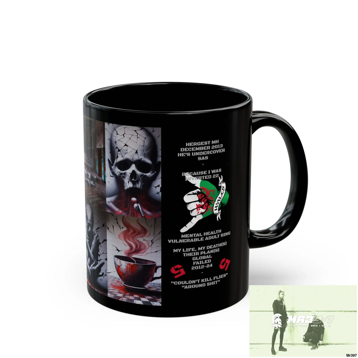 Hergest X3 SAS links MH VAR Cyanide Tea Assassination Fail no 3 11oz Tactical GB / Black Mug 11oz Mug
