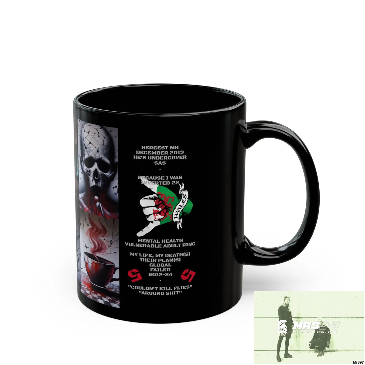 Hergest X3 SAS links MH VAR Cyanide Tea Assassination Fail no 3 11oz Tactical GB / Black Mug 11oz Mug