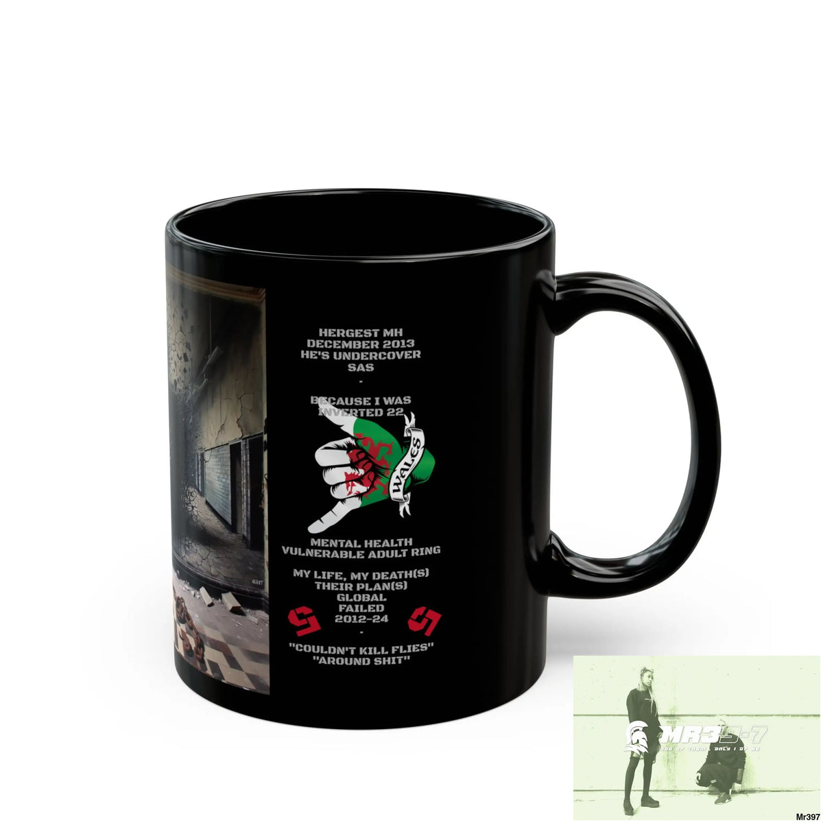 Hergest X3 SAS links MH VAR Cyanide Tea Assassination Fail no 4 11oz Tactical GB / Black Mug 11oz Mug