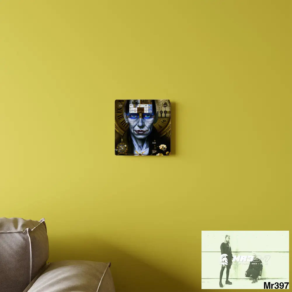 Hyper Realistic Male Tut Anch Amun Chess Karol Bak Abstract Acrylic Art Panels Home Decor