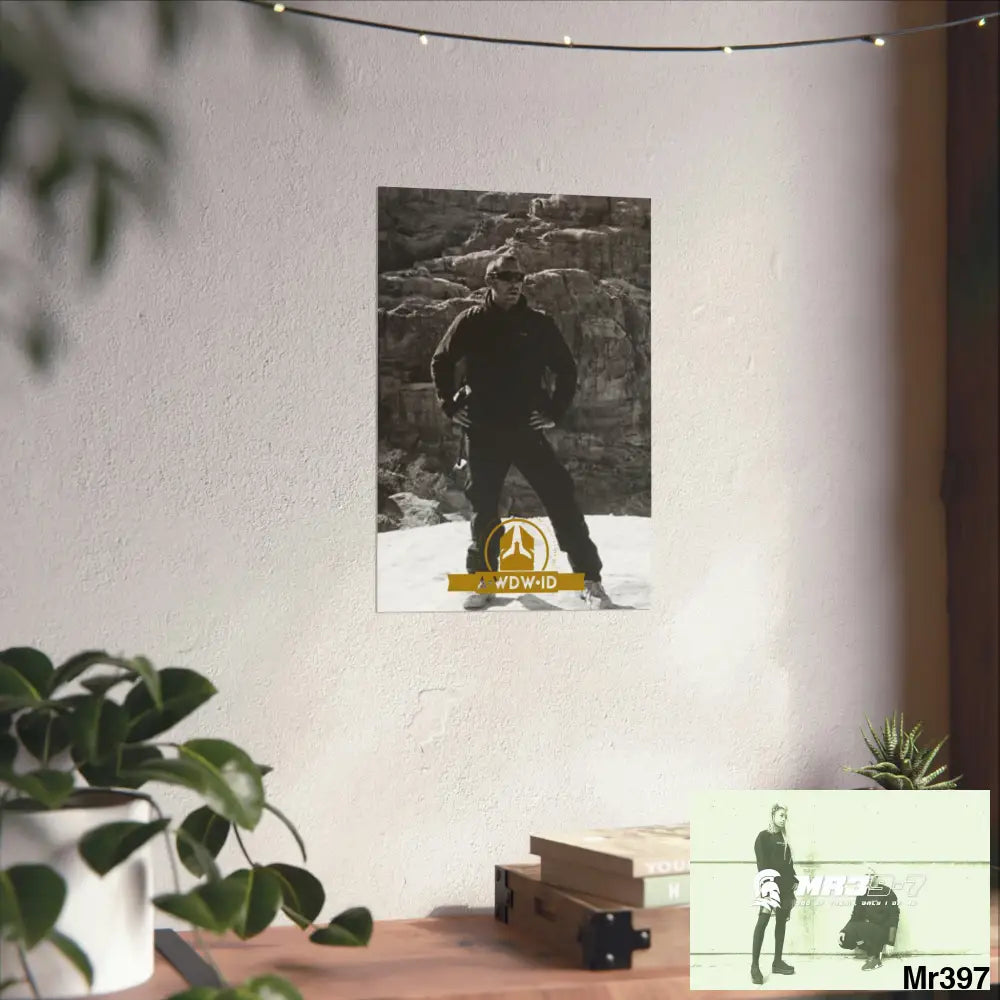 (Jordan) A Who Dares Wins ID RSF Matte Vertical Posters Poster