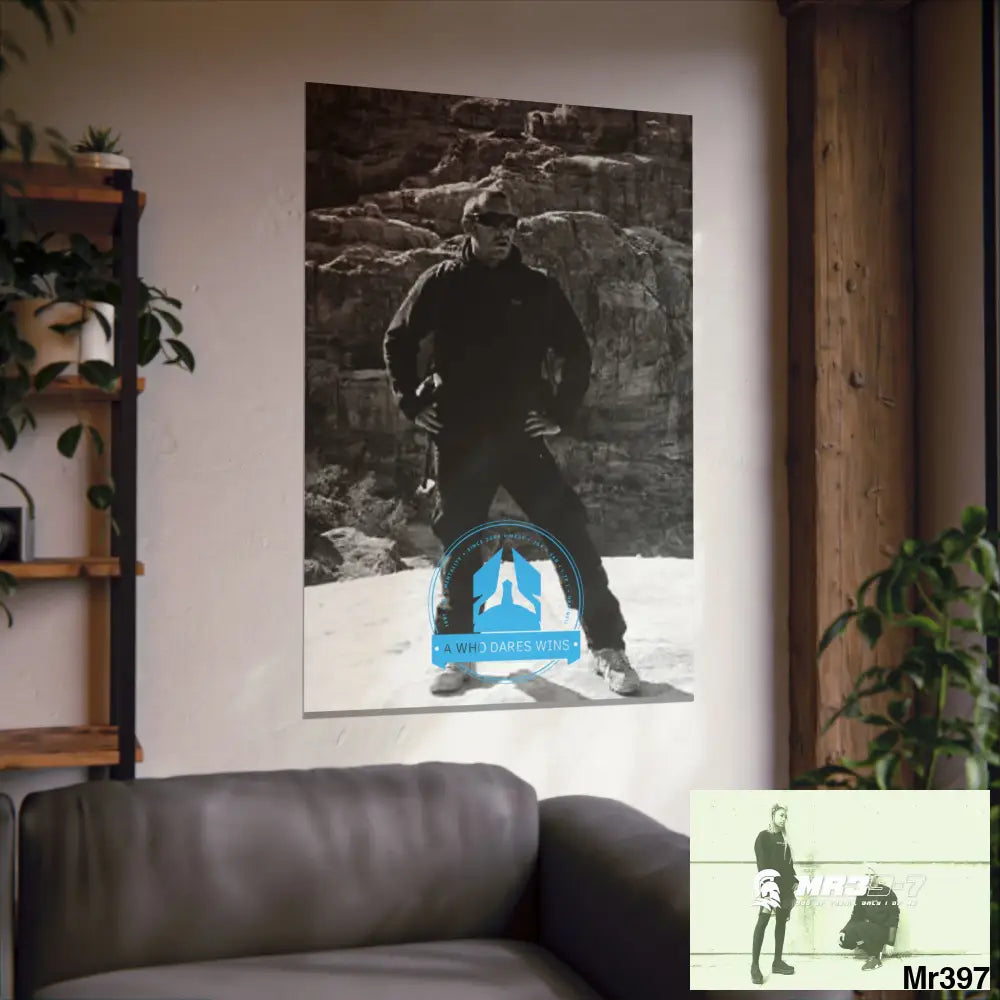 (Jordan) A Who Dares Wins Matte Vertical Posters Poster