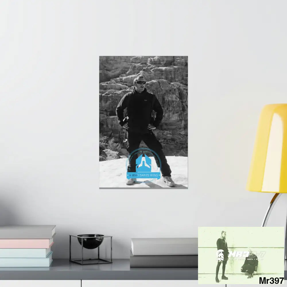 (Jordan) A Who Dares Wins Matte Vertical Posters Poster