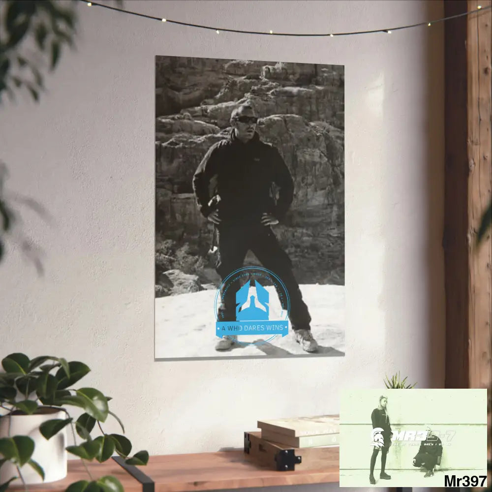 (Jordan) A Who Dares Wins Matte Vertical Posters Poster
