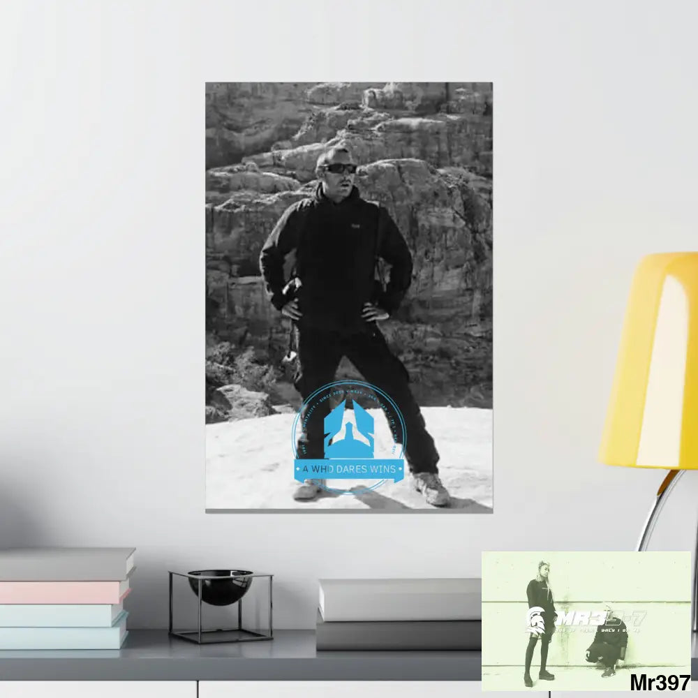 (Jordan) A Who Dares Wins Matte Vertical Posters Poster