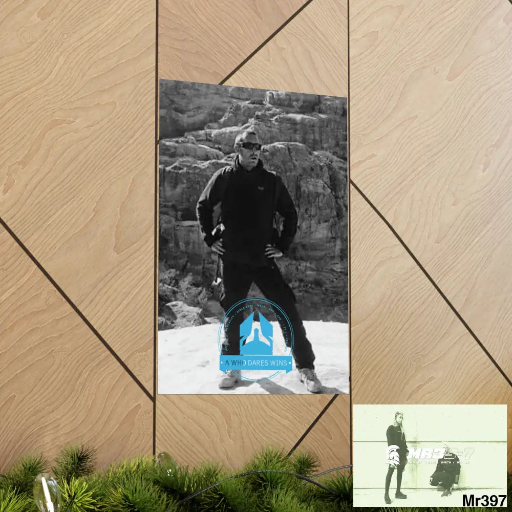 (Jordan) A Who Dares Wins Matte Vertical Posters Poster