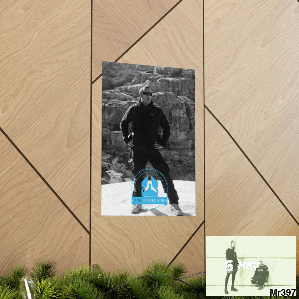 (Jordan) A Who Dares Wins Matte Vertical Posters Poster