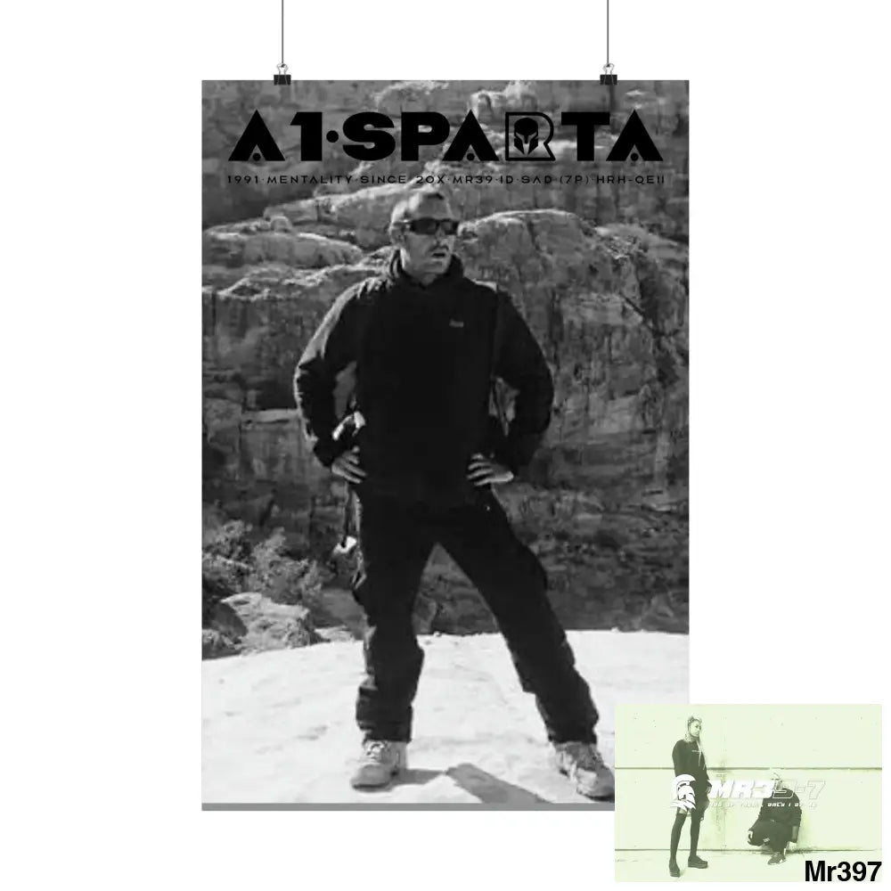 (Jordan) A1- Sparta Matte Vertical Posters 20″ x 30″ / Matte Poster