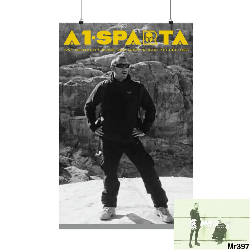 (Jordan) A1- Sparta Matte Vertical Posters 22’’ x 34’’ / Matte Poster