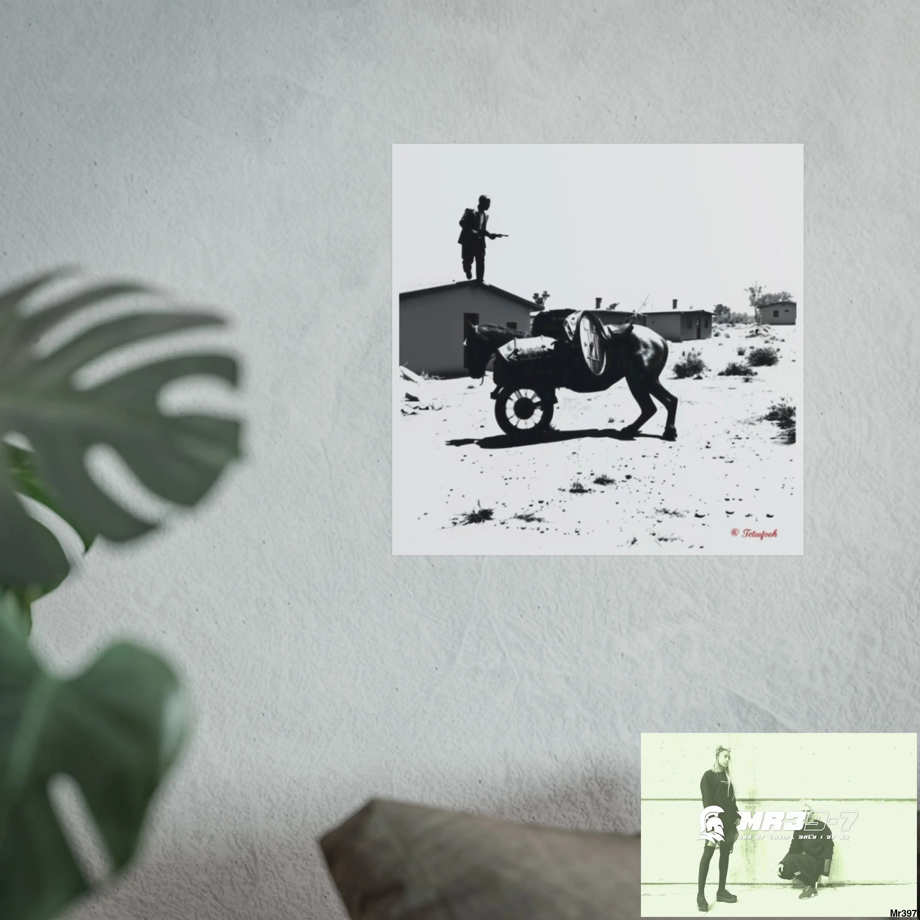 Kenya 2015 Banksy style Fine Art Posters Poster