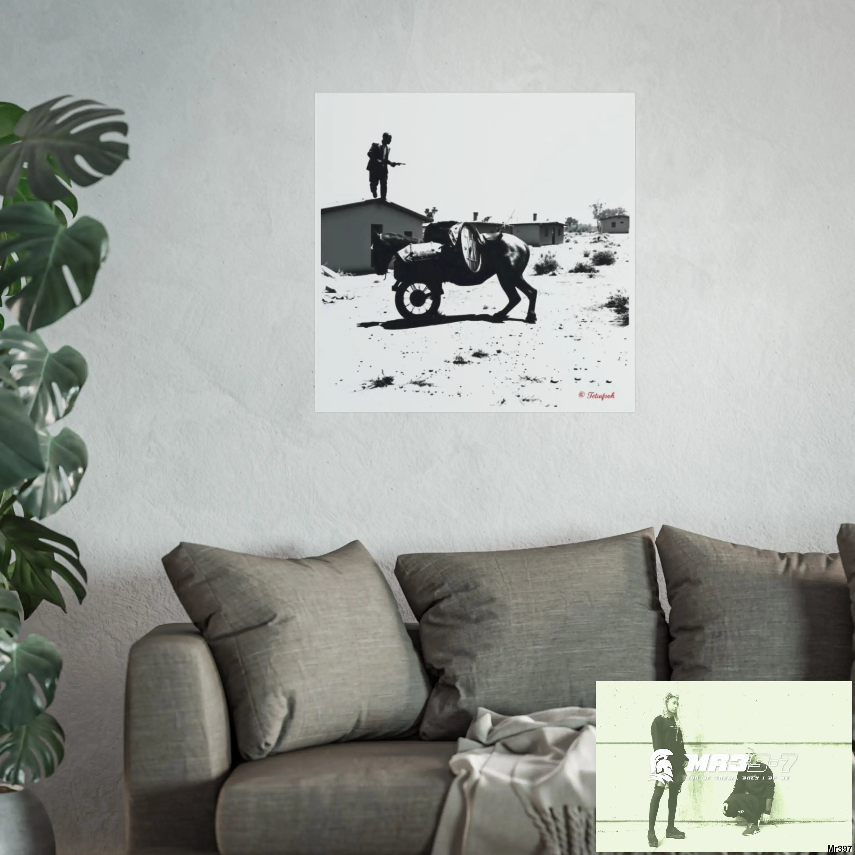 Kenya 2015 Banksy style Fine Art Posters Poster