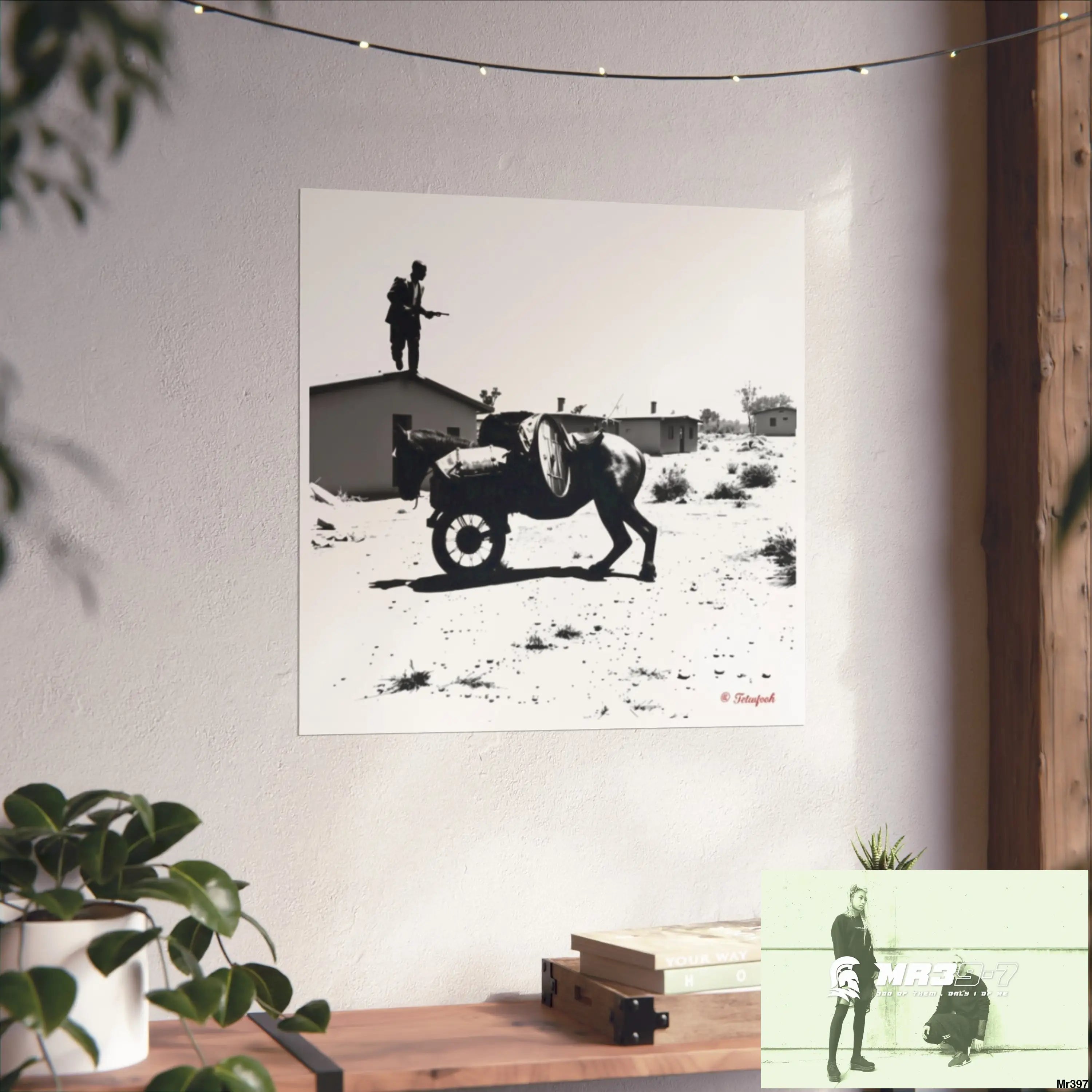 Kenya 2015 Banksy style Fine Art Posters Poster