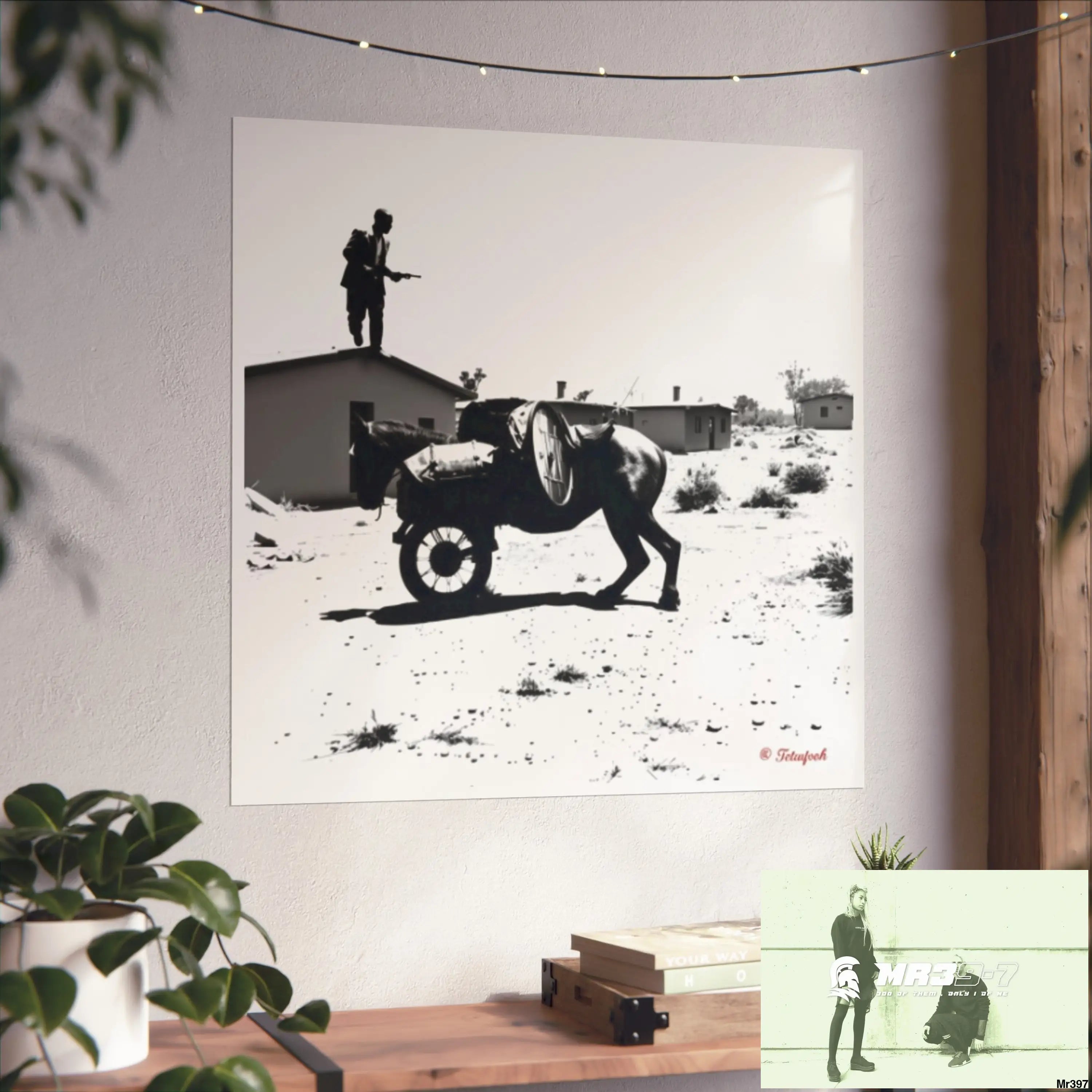 Kenya 2015 Banksy style Fine Art Posters Poster