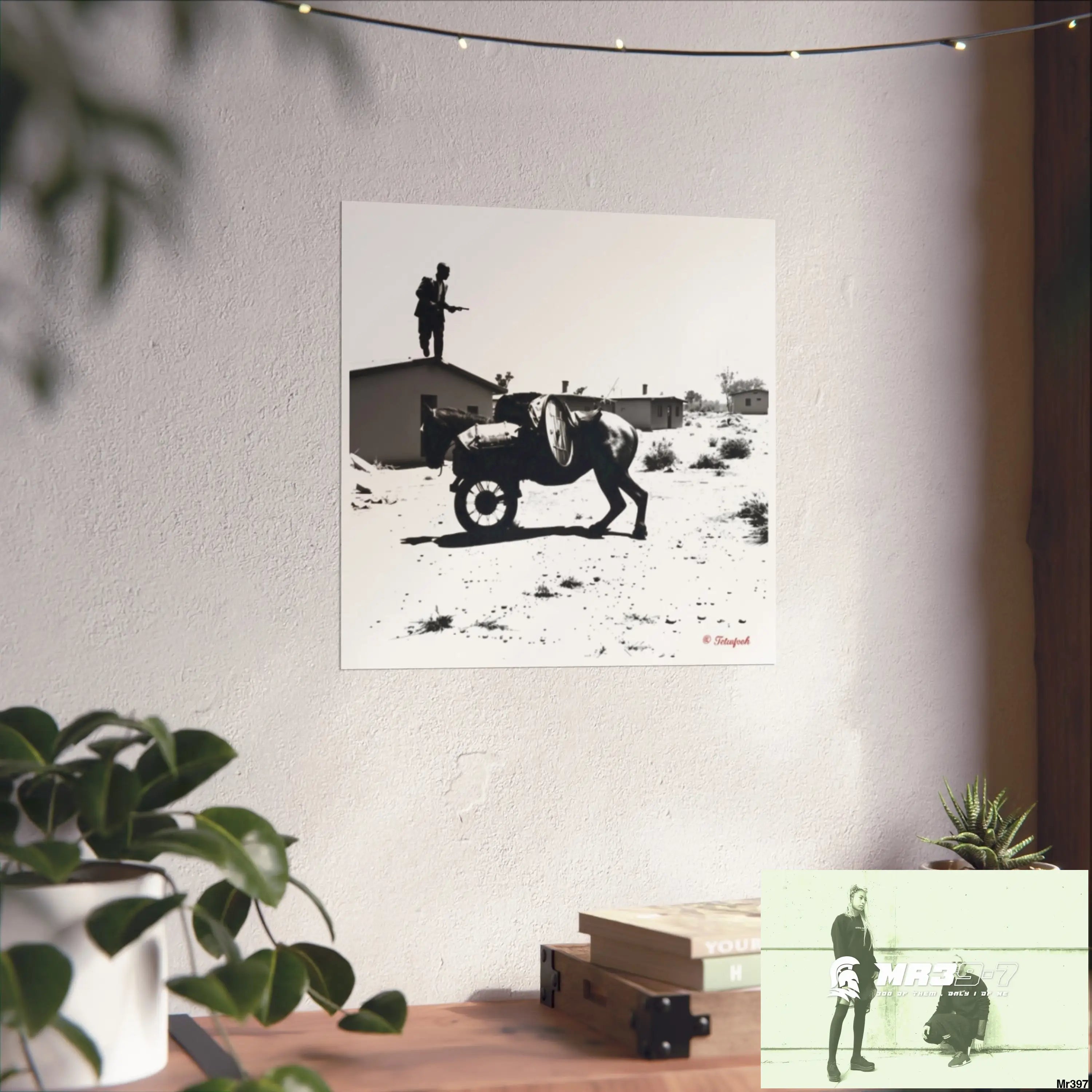 Kenya 2015 Banksy style Fine Art Posters Poster