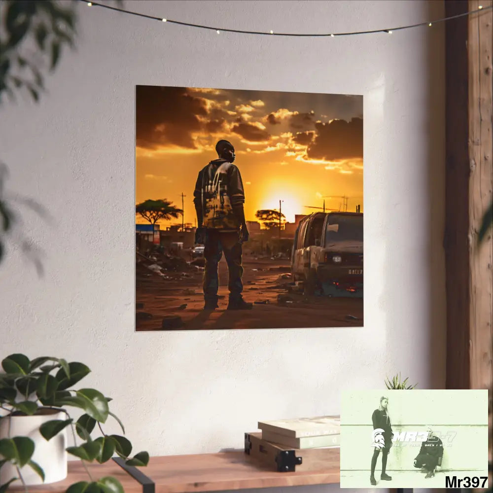 Kenya 2015 no 10 Banksy inspired Fine Art Posters Poster