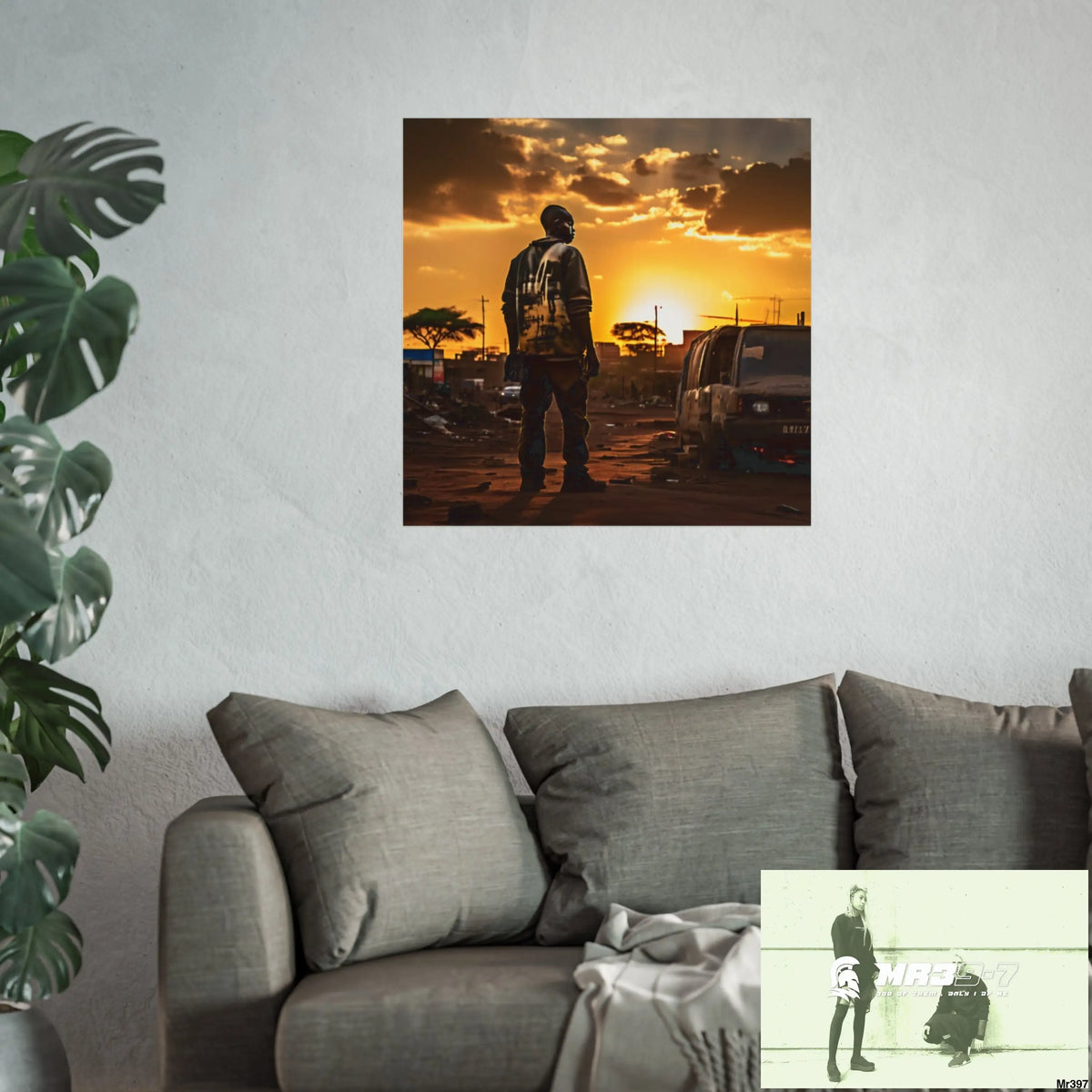 Kenya 2015 no 10 Banksy inspired Fine Art Posters Poster