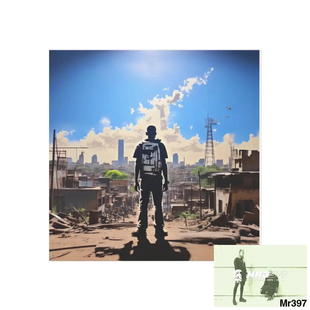 Kenya 2015 no 13 Banksy inspired Fine Art Posters 24″ x 24″ / Matte Poster