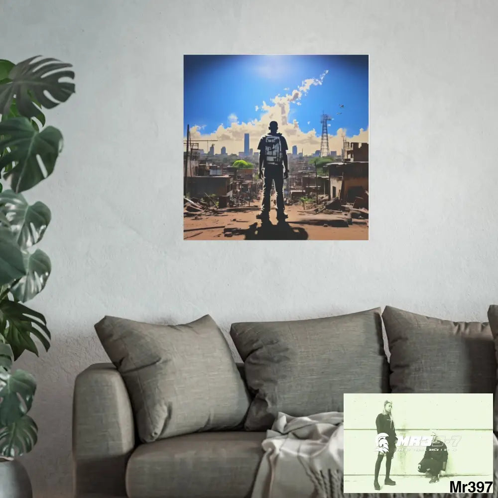 Kenya 2015 no 13 Banksy inspired Fine Art Posters Poster