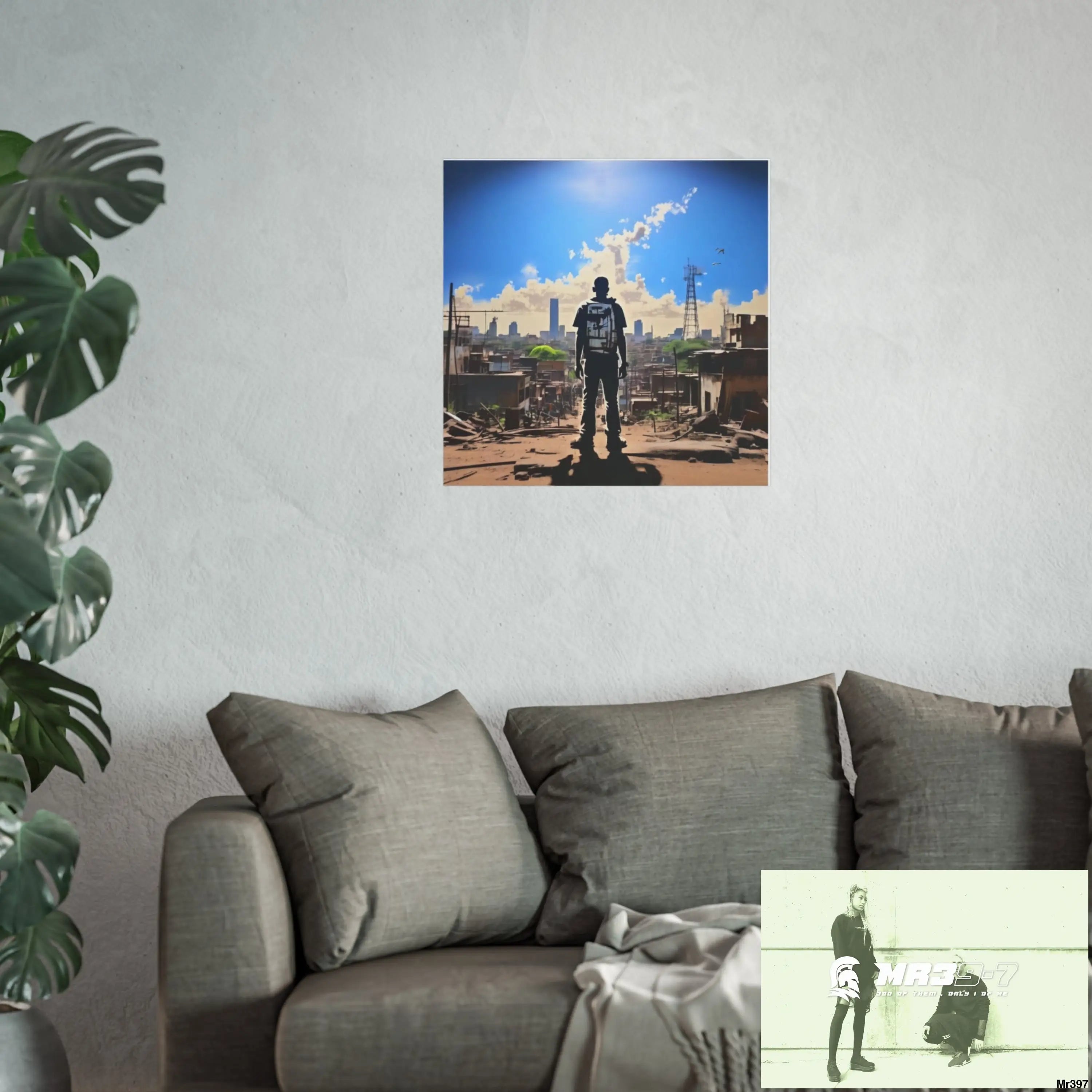 Kenya 2015 no 13 Banksy inspired Fine Art Posters Poster