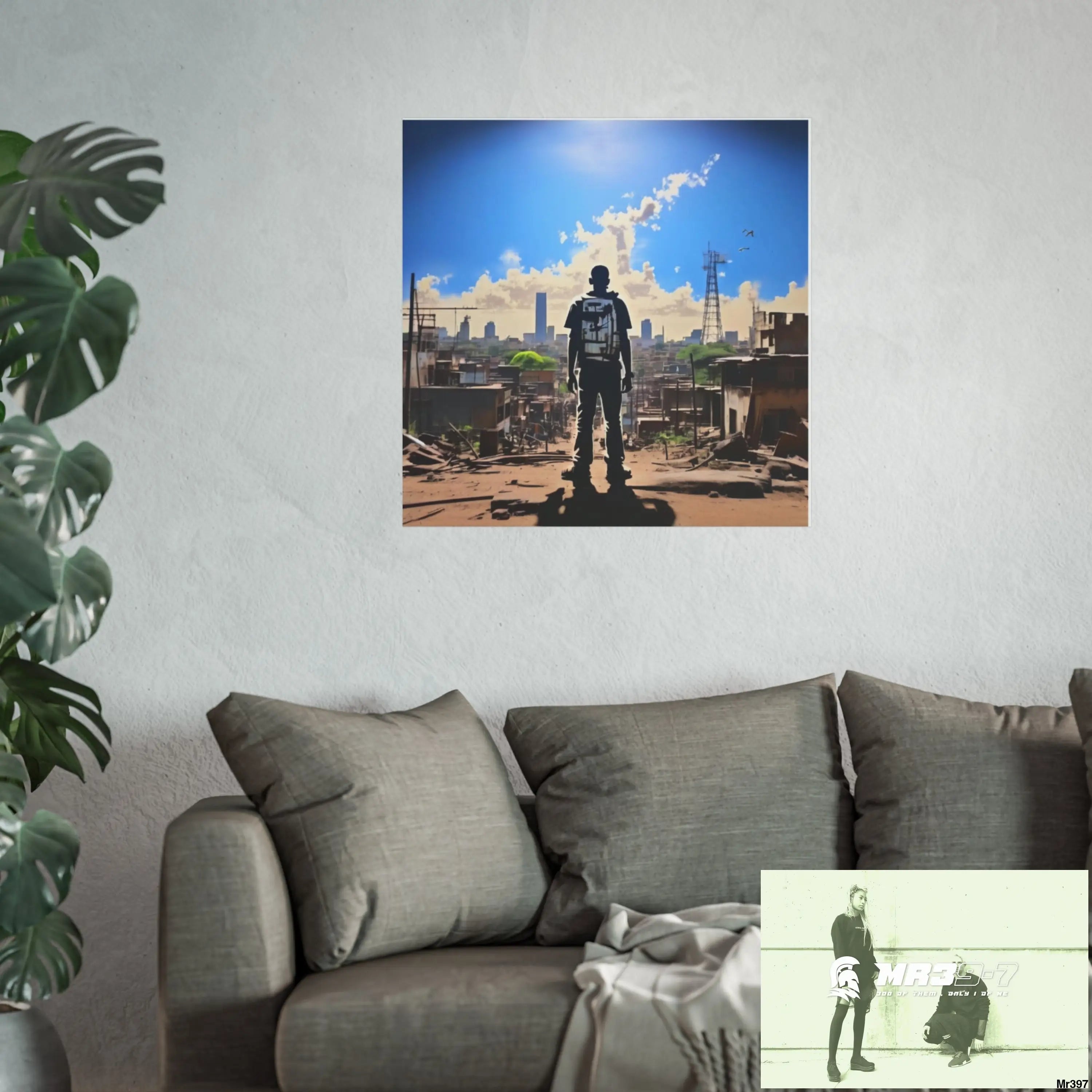 Kenya 2015 no 13 Banksy inspired Fine Art Posters Poster